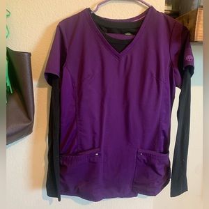 Healing hands eggplant scrubs